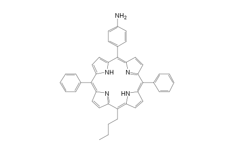 5-(p-Aminophenyl)-15-butyl-10,20-diphenylporphyrin