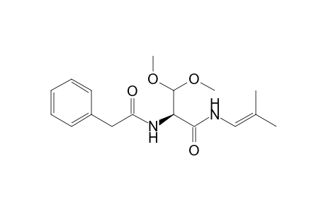 (S)-3,3-Dimethoxy-N-(2'-methylpropenyl)-2-(phenylacetamino)propionamide