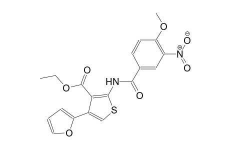 ethyl 4-(2-furyl)-2-[(4-methoxy-3-nitrobenzoyl)amino]-3-thiophenecarboxylate