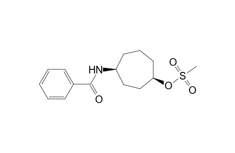 cis-4-(benzoylamino)-1-[(methylsulfonyl)oxy]cycloheptane