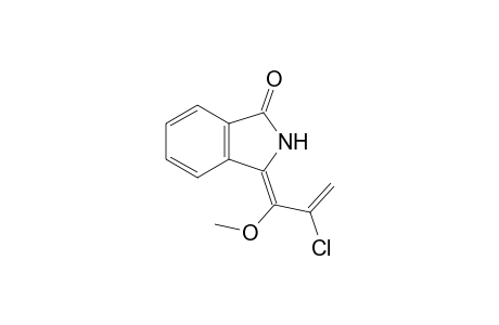 (E)-3-(2-Chloro-1-methoxyprop-2-enylidene)-2,3-dihydro-1H-isoindole-1-one