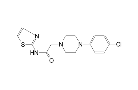 Acetamide, 2-[4-(4-chlorophenyl)-1-piperazinyl]-N-(2-thiazolyl)-