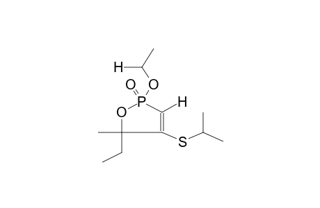 2-OXO-2-ETHOXY-4-ISOPROPYLTHIO-5-METHYL-5-ETHYL-1,2-OXAPHOSPHOL-3-ENE