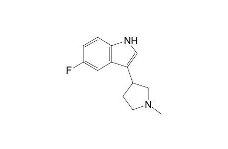 5-Fluoranyl-3-(1-methylpyrrolidin-3-yl)-1H-indole