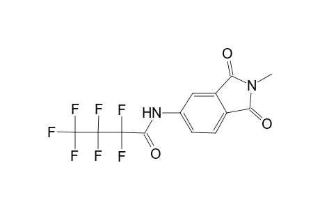Butanamide, 2,2,3,3,4,4,4-heptafluoro-N-(2,3-dihydro-2-methyl-1,3-dioxo-1H-isoindol-5-yl)-