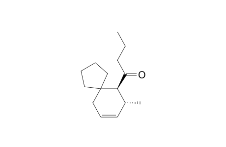 1-(rel-(6S,7R)-7-methylspiro[4.5]dec-8-en-6-yl)butane-1-one