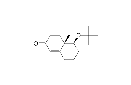 2(3H)-Naphthalenone, 5-(1,1-dimethylethoxy)-4,4a,5,6,7,8-hexahydro-4a-methyl-, (4aS-cis)-
