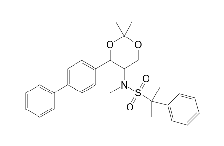 N-[4-[(1,1'-Biphenyl-4-yl)-2',2'-dimethyl-1',3'-dioxan-5'-yl]-N,.alpha.-dimethyl(benzene)ethane-1-sulfonamide