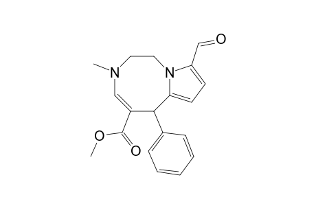 Methyl9-formyl-3-methyl-6-phenyl-1,2,3,6-tetrahydropyrrolo[1,2-d][1,4]diazocine-5-carboxylate