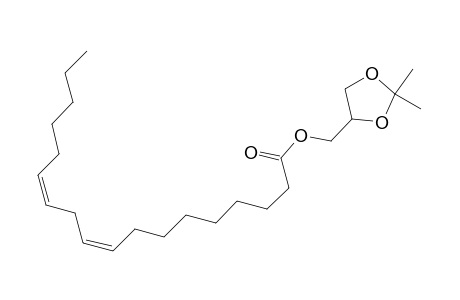 9,12-Octadecadienoic acid (Z,Z)-, 2,2-dimethyl-1,3-dioxolan-4-ylmethyl ester