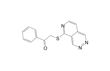 Ethanone, 1-phenyl-2-(pyrido[3,4-d]pyridazin-5-ylthio)-