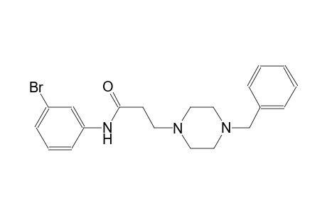3-(4-benzyl-1-piperazinyl)-N-(3-bromophenyl)propanamide