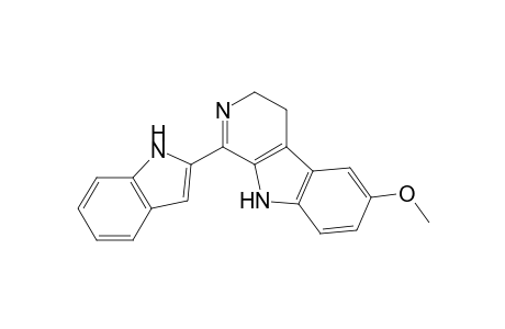 6-Methoxy-1-indol-2-yl-3,4-dihydro-.beta.-carboline