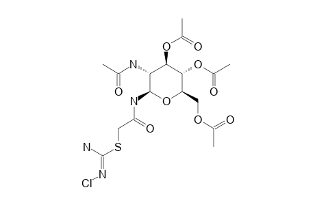 2-ACETAMIDO-3,4,6-TRI-O-ACETYL-N-(ISOTHIOURONIUM-ACETYL)-2-DEOXY-BETA-D-GLUCOPYRANOSYLAMINE-HYDROCHLORIDE