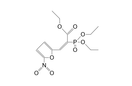 ([5-Nitro-2-furyl]-1-ethoxycarbonyl-vinyl)-phosphonic acid, diethyl ester