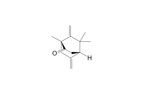 (1S,4R)-2,2,4-trimethyl-3,6-dimethylene-8-bicyclo[2.2.2]octanone