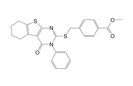 benzoic acid, 4-[[(3,4,5,6,7,8-hexahydro-4-oxo-3-phenylbenzo[4,5]thieno[2,3-d]pyrimidin-2-yl)thio]methyl]-, methyl ester