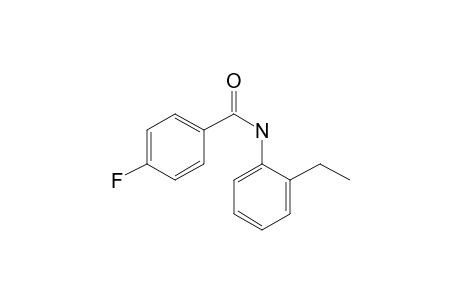 Benzamide, 4-fluoro-N-(2-ethylphenyl)-