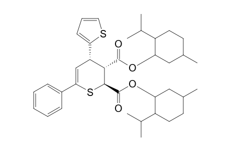 Di-(-)-Menthyl (2S,3R,4R)-6-phenyl-4-(2-thienyl)-3,4-dihydro-2H-thiopyran-2,3-dicarboxylate