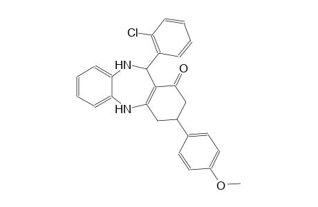 11-(2-chlorophenyl)-3-(4-methoxyphenyl)-2,3,4,5,10,11-hexahydro-1H-dibenzo[b,e][1,4]diazepin-1-one
