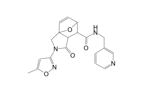 (1R,7R)-3-(5-methyl-3-isoxazolyl)-4-oxo-N-(3-pyridinylmethyl)-10-oxa-3-azatricyclo[5.2.1.0~1,5~]dec-8-ene-6-carboxamide