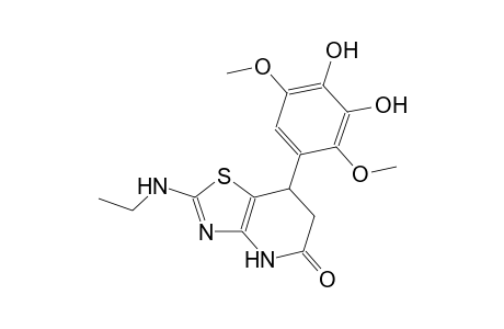 thiazolo[4,5-b]pyridin-5(4H)-one, 7-(3,4-dihydroxy-2,5-dimethoxyphenyl)-2-(ethylamino)-6,7-dihydro-