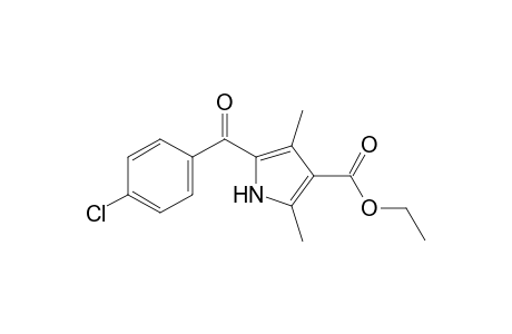 5-(p-chlorobenzoyl)-2,4-dimethylpyrrole-3-carboxylic acid, ethyl ester