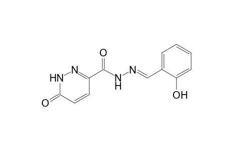 Pyridazine-3-carbohydrazide, 1,6-dihydro-N2-(2-hydroxybenzylidene)-6-oxo-