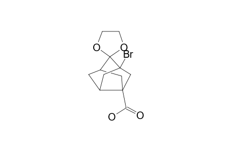 1-BROMO-9-NORADAMANTAN-3-CARBOXYLIC-ACID-ETHYLENE-KETAL