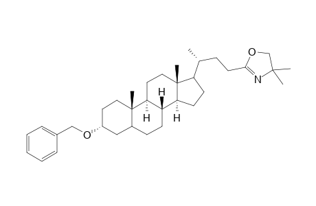 2'-(3.alpha.-Benzyloxy-24-norcholan-23-yl)-4',4'-dimethyl-4',5'-dihydrooxazole
