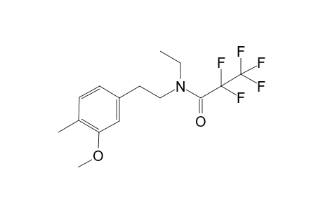 N-ethyl-2,2,3,3,3-pentafluoro-N-(3-methoxy-4-methylphenethyl)propanamide