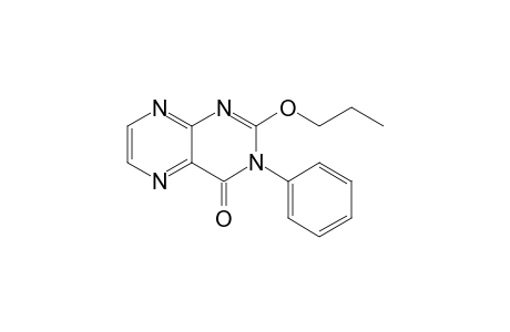 3-Phenyl-2-propoxypteridin-4(3H)-one