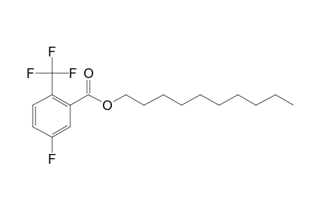 5-Fluoro-2-trifluoromethylbenzoic acid, decyl ester