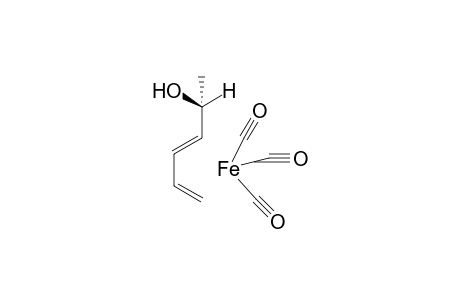 (-)-(2R,3S)-Tricarbonyl[(3,4,5,6-.eta.)-hexa-3,5-dien-2-ol]iron(0)