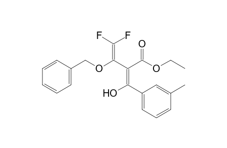 Ethyl 4,4-Difluoro-3-benzyloxy-2-[hydroxy(3-methylphenyl)methylene]-3-butenoate