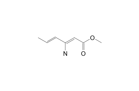 methyl (2Z,4E)-3-aminohexa-2,4-dienoate