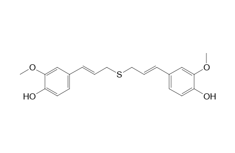 Phenol, 4,4'-(thiodi-1-propene-3,1-diyl)bis[2-methoxy-, (E,E)-