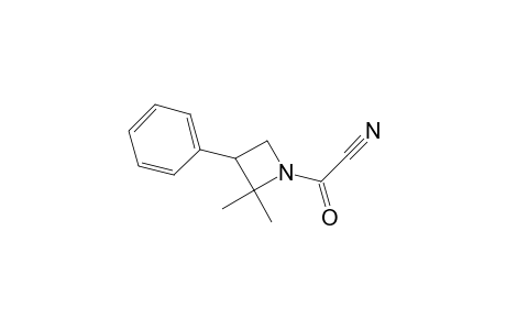 Azetidine, 1-(cyanocarbonyl)-2,2-dimethyl-3-phenyl-
