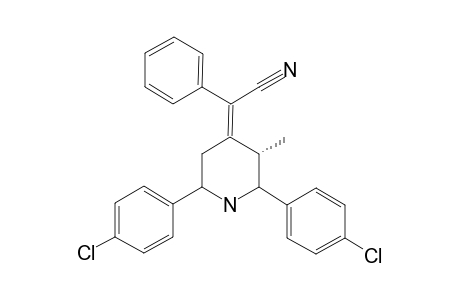 (Z)-[T(3)-METHYL-R(2),C(6)-BIS-(PARA-CHLORODIPHENYL)-PIPERIDIN-4-YLIDENE]-(PHENYL)-ACETONITRILE;MINOR