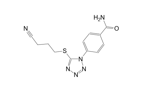 benzamide, 4-[5-[(3-cyanopropyl)thio]-1H-tetrazol-1-yl]-