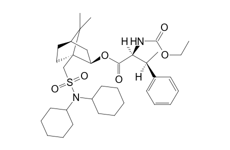 (1S,2R,4R)-10-(N,N-Dicyclohexylaminosulfonyl)born-2-yl (2S,3S)-N-(ethoxcycarbonyl-.beta.-methylphenylalaninate