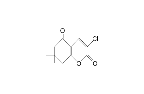 3-Chloro-7,7-dimethyl-7,8-dihydro-benzopyran-2,5(6H)-dione