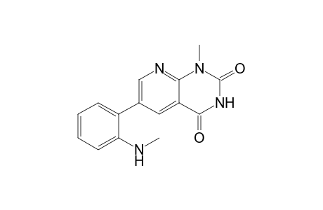 1-Methyl-6-(N-methyl-2-aminophenyl)pyrido[2,3-d]pyrimidine-2,4(1H,3H)-dione