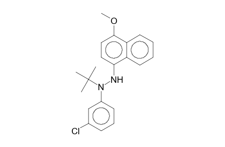 Hydrazine, N-t-butyl-N-(3-chlorophenyl)-N'-(4-methoxy-1-naphthyl)-