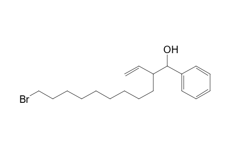 2-(9-Bromononanyl)-1-phenylbut-3-en-1-ol