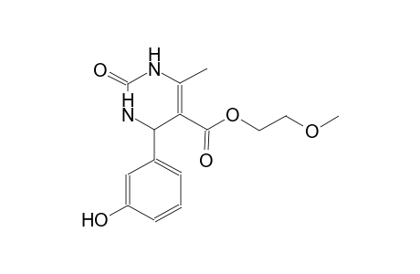 5-pyrimidinecarboxylic acid, 1,2,3,4-tetrahydro-4-(3-hydroxyphenyl)-6-methyl-2-oxo-, 2-methoxyethyl ester