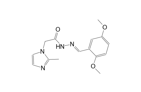 N'-[(E)-(2,5-dimethoxyphenyl)methylidene]-2-(2-methyl-1H-imidazol-1-yl)acetohydrazide
