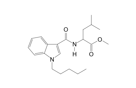 Ethyl 2-([(1-pentyl-1H-indol-3-yl)carbonyl]amino)-4-methyl pentanoate