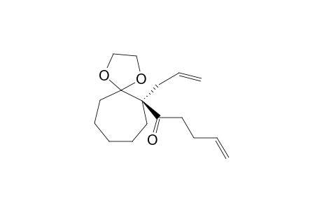 (S)-1-(1-Allyl-2,2-ethylenedioxycycloheptan-1-yl)pent-4-en-1-one