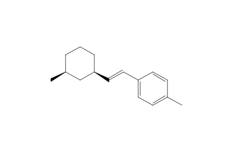 1-methyl-4-[(E)-2-[(1R,3S)-3-methylcyclohexyl]vinyl]benzene